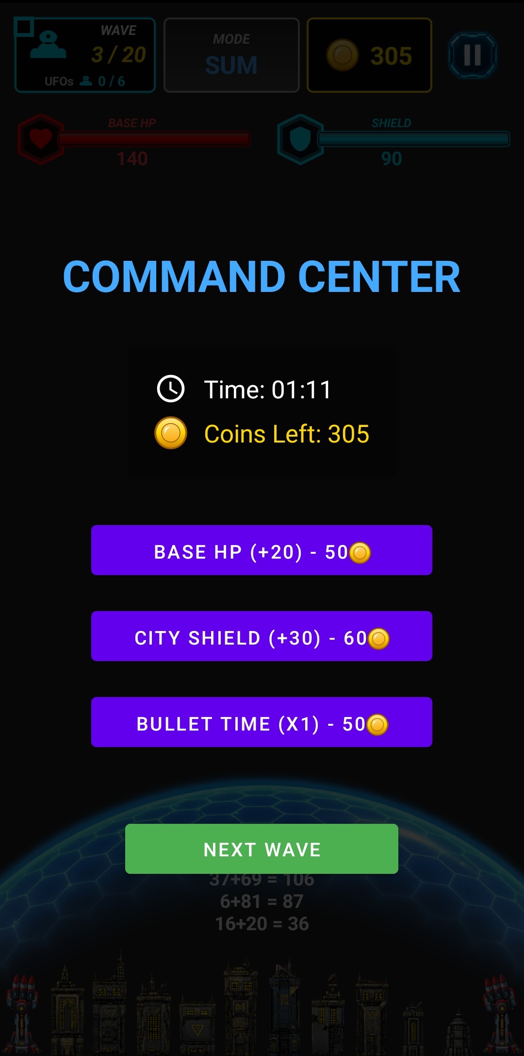Shop Menu